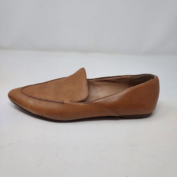 Madewell Pointed Toe Tan Leather Flat Loafer Size 6 - Picture 6 of 14
